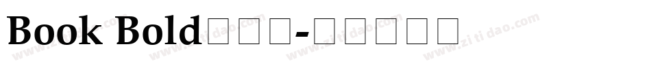 Book Bold转换器字体转换